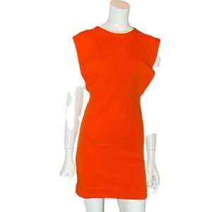 Free People Britt Fleece Cut-Out Sweater Dress